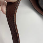 Sold-GUCCI GG Black/Brown Shoulder Bag