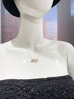 Tiffany & Co Silver 925 Triple Open Hearts Necklace
