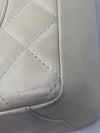 CHANEL Caviar Quilted Petite Shopping Tote Ivory PST