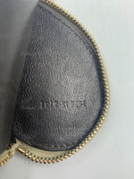 GUCCI GG Logo Monogram Greyish Beige Heart Coin Case