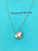 Tiffany & Co Elsa Peretti Solid Full Heart Pendant Necklace