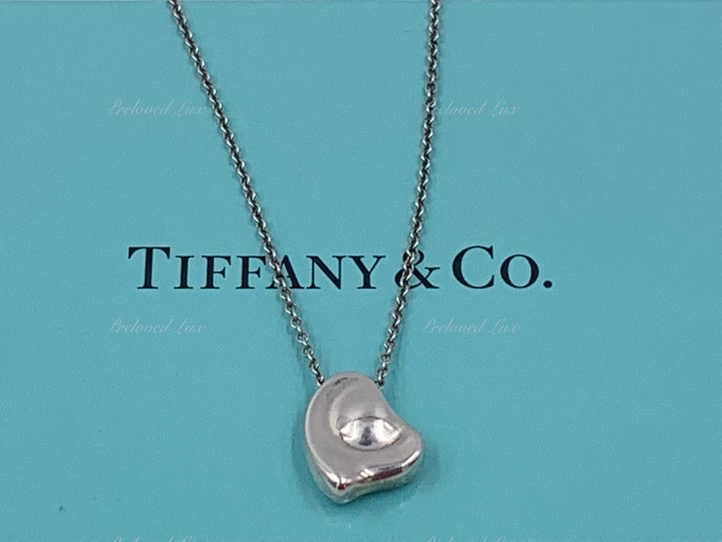 Sold-Tiffany & Co Elsa Peretti Solid Heart Necklace