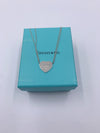 Sold-Tiffany & Co 925 Silver Return to Tiffany Heart Tag Pendant with Double Chain Necklace