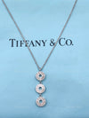 Tiffany & Co 925 Silver 1837 Triple Circle Pendant Necklace