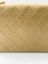 Sold-CHANEL Lambskin Medium Diana Single Chain Single Flap Bag Beige/gold