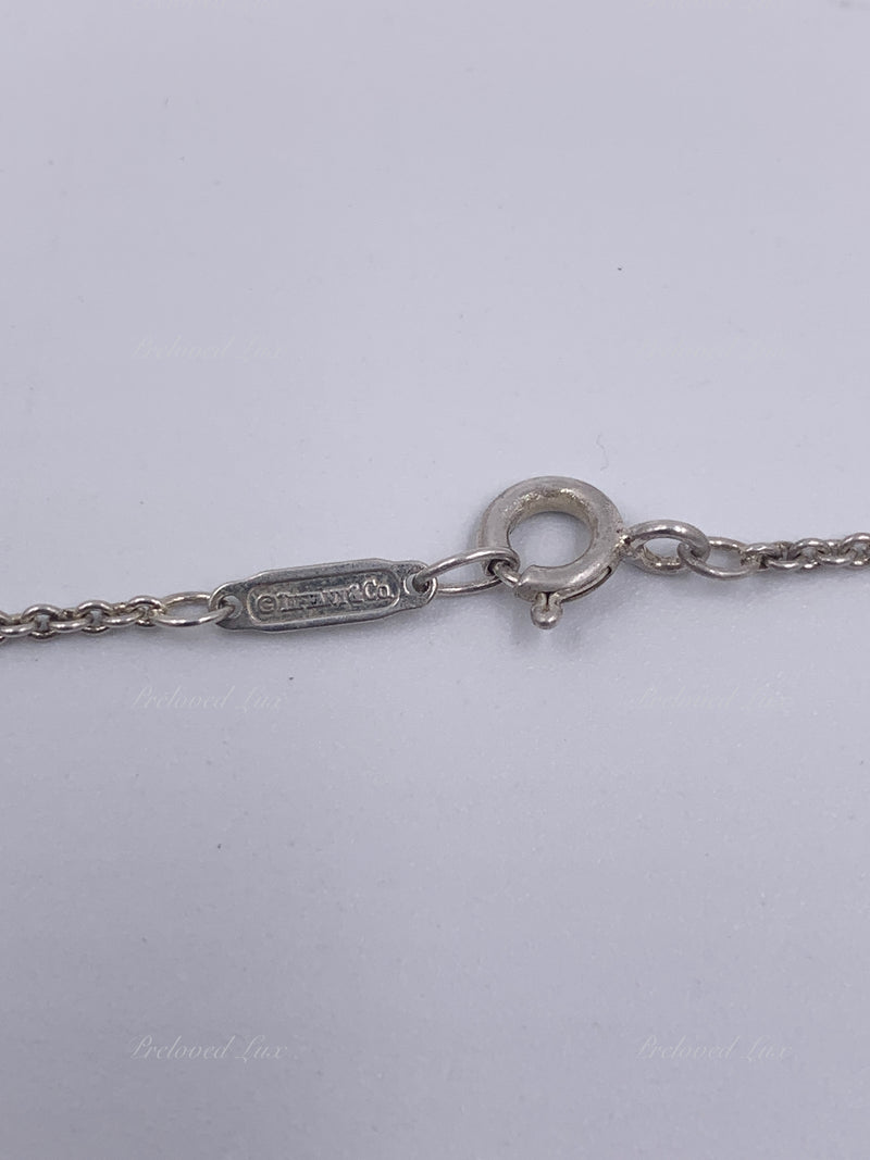 Tiffany & Co 925 Silver 1837 Triple Circle Pendant Necklace