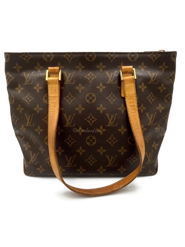 LOUIS VUITTON Monogram Cabas Piano Tote Shoulder Bag