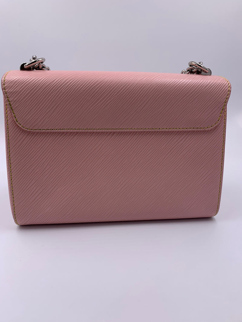 Twist leather crossbody bag Louis Vuitton Pink in Leather - 26934040