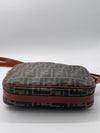 Sold-FENDI Zucca Spalmati Camera Case Tobacco Caramello FF Logo Crossbody Bag