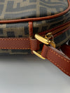 Sold-FENDI Zucca Spalmati Camera Case Tobacco Caramello FF Logo Crossbody Bag