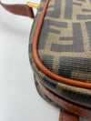 Sold-FENDI Zucca Spalmati Camera Case Tobacco Caramello FF Logo Crossbody Bag