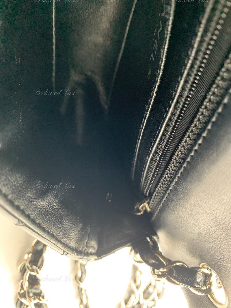 CHANEL Classic Mini Rectangular Black Shoulder Bag Crossbody
