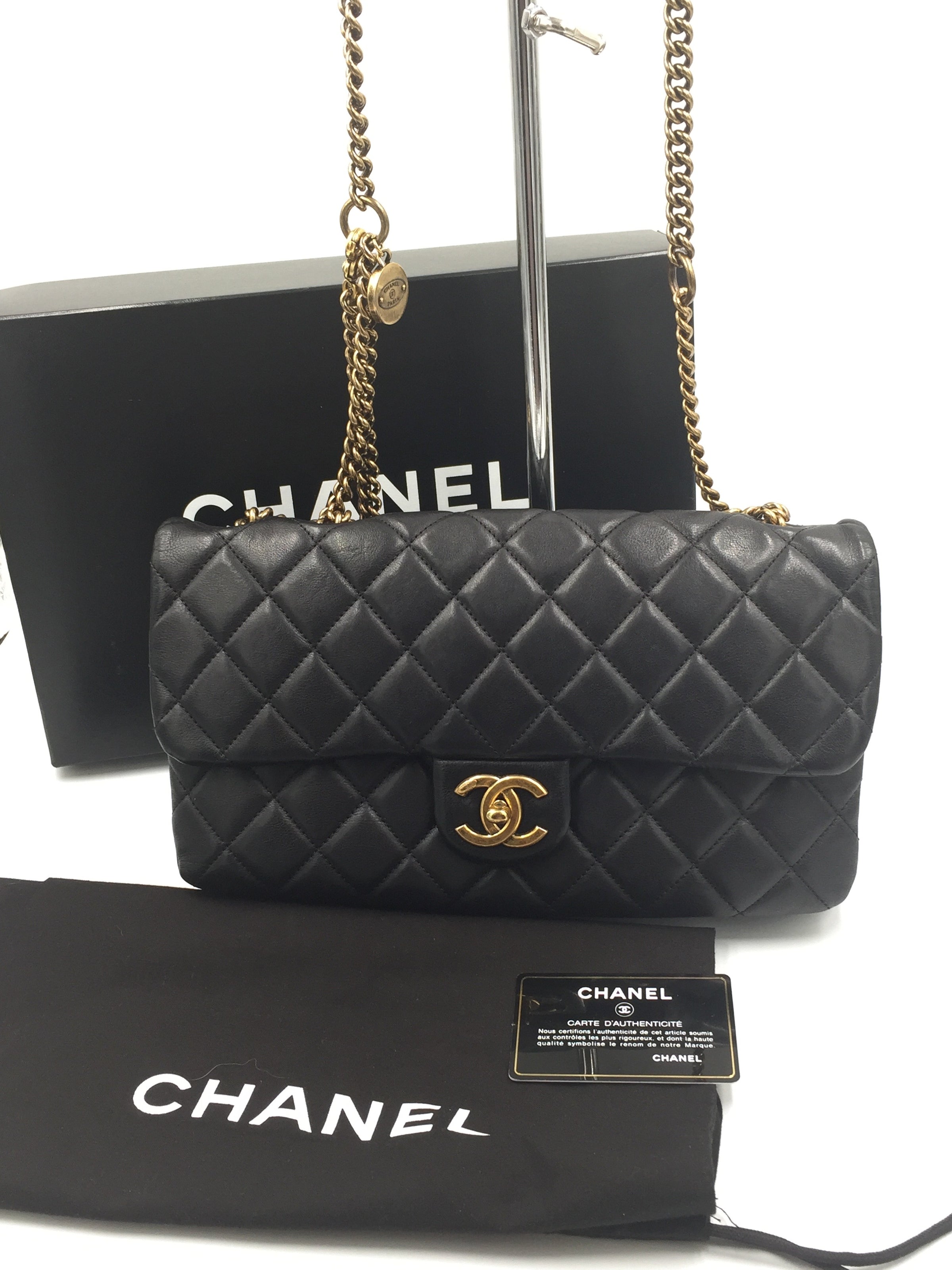 Chanel Black Triple CC Tote Caviar – The Refind Closet
