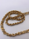 Sold-CHANEL Lambskin Medium Diana Single Chain Single Flap Bag Beige/gold (2)