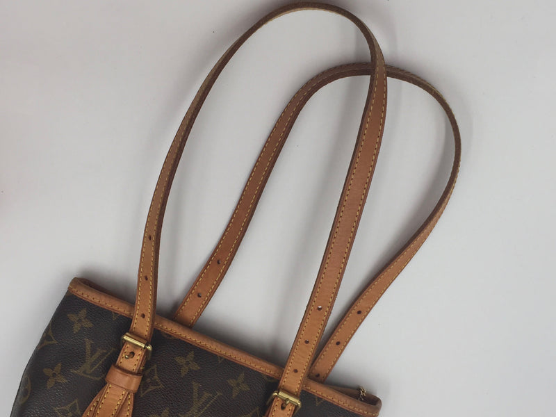 Authentic Louis Vuitton Monogram Pouch For Bucket PM LV J8892