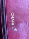 Sold-CHANEL Classic Lambskin Double Chain Double Flap Medium Square Bag Black / Gold Hardware