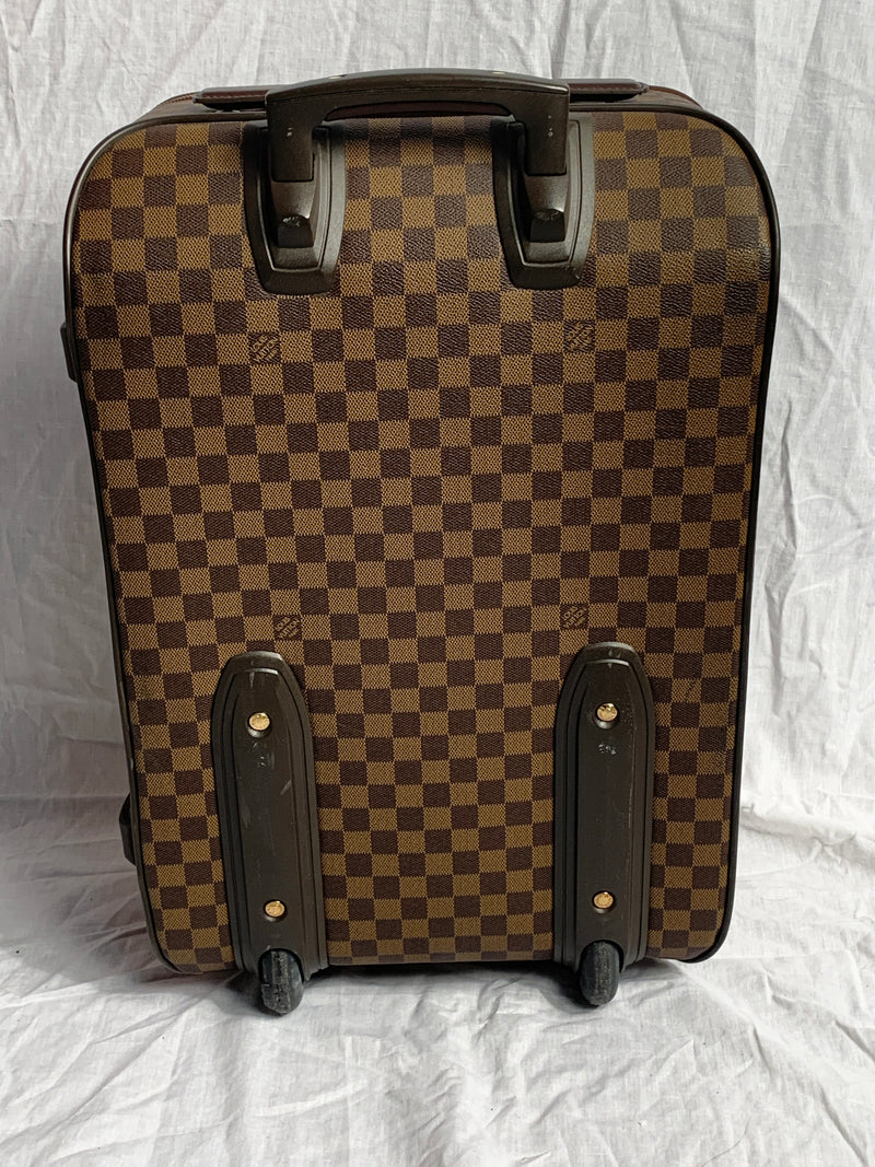 Replica Louis Vuitton N21223 Pegase Legere 55 Business Rolling Luggage  Damier Ebene Canvas For Sale