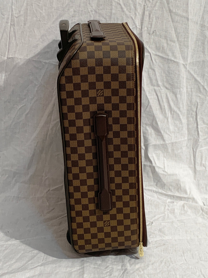 Louis Vuitton Damier Ebene PEgase 55 Rolling Luggage Trolley 6JLV107 For  Sale at 1stDibs