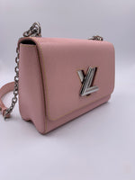 LOUIS VUITTON Epi Twist MM Pink Shoulder Bag Crossbody Bag