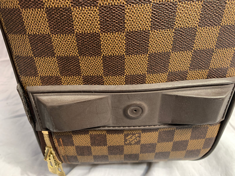 Louis Vuitton Pre-owned Damier Ebène Pégase Légère Soft Suitcase - Brown