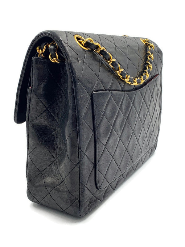 Chanel Black Lambskin Box Bag with double chains GHW – Votre Luxe