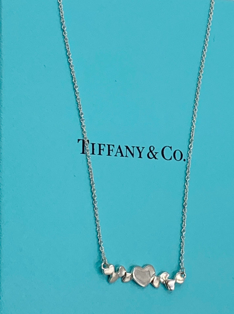 Sold-Tiffany & Co Paloma Picasso Multiple Solid Hearts Necklace