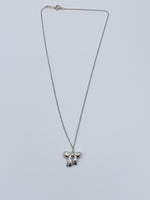 Sold-Tiffany & Co Sterling Silver 925 Bow Pendant Necklace