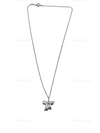 Sold-Tiffany & Co Sterling Silver 925 Bow Pendant Necklace