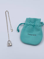 Sold-Tiffany & Co 925 Silver 1837 Lock with Necklace