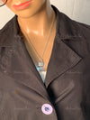Sold-Tiffany & Co 925 Silver 1837 Lock with Necklace