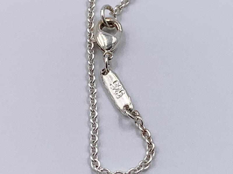 Sold-Tiffany & Co 925 Silver 1837 Lock with Necklace
