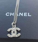 Sold - CHANEL CC Rhinestones Necklace