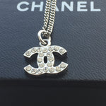 Sold - CHANEL CC Rhinestones Necklace