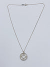 Sold-Tiffany & Co 925 Silver Atlas Collection Medallion Pendant Necklace