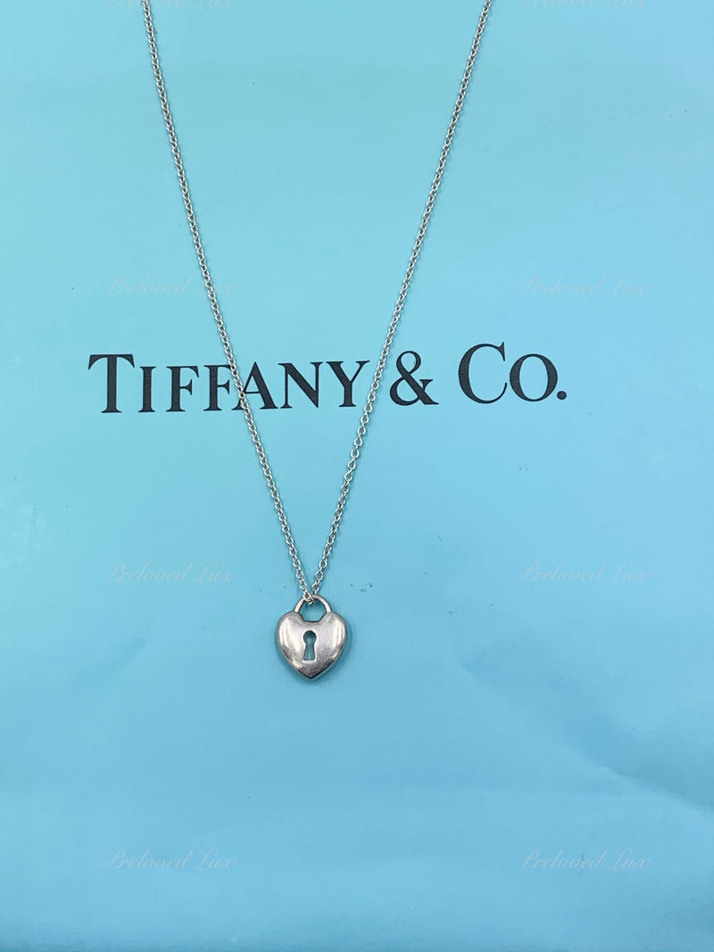 Tiffany & Co 925 Silver Lock Necklace