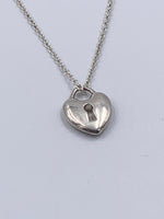 Tiffany & Co 925 Silver Lock Necklace