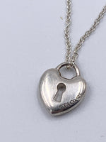 Tiffany & Co 925 Silver Lock Necklace