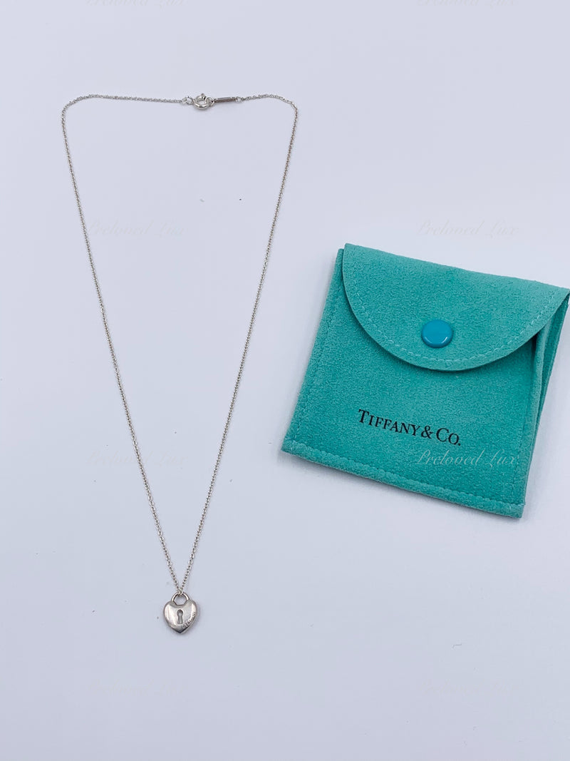 Tiffany & Co 925 Silver Lock Necklace