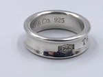Sold-Tiffany & Co 925 Silver 1837 Ring Size 6