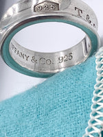 Sold-Tiffany & Co 925 Silver 1837 Ring Size 6