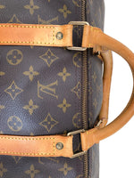 Sold-LOUIS VUITTON Monogram Keepall Bandoulière 55 with Strap Travel Bag
