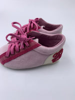 Kids - Gucci Baby Pink Logo Shoes Size EU 16 US 0-1