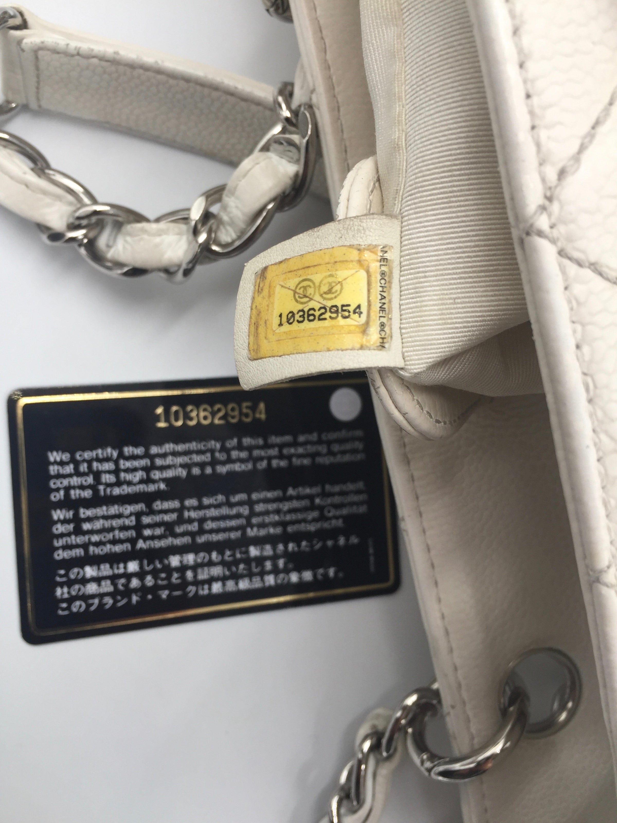 Chanel Petit Shopping Tote Authenticated By Lxr - Yahoo Shopping