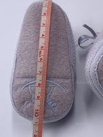 Sold-Hermes Newborn Baby First Shoes Greyish Purple Color