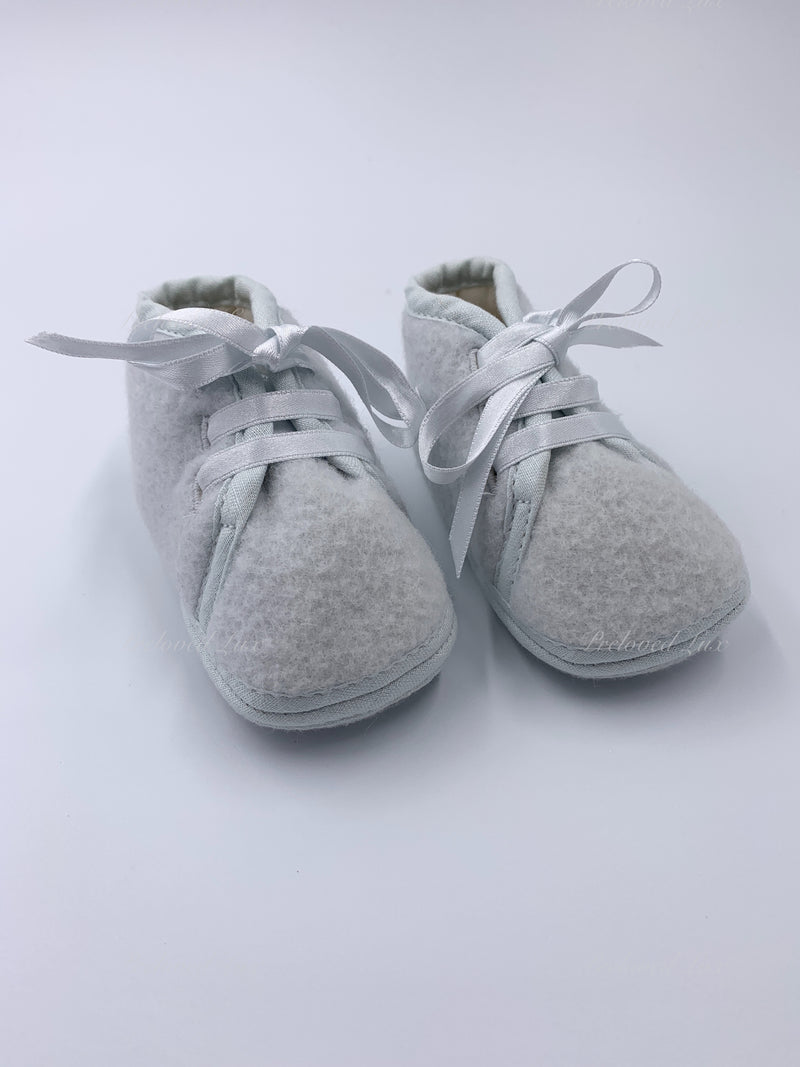 Sold-Kids - Hermes Newborn Baby First Shoes Light Blue Color