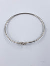 Sold-Tiffany & Co Silver 925 Elsa Peretti Double Open Heart Bangle Bracelet