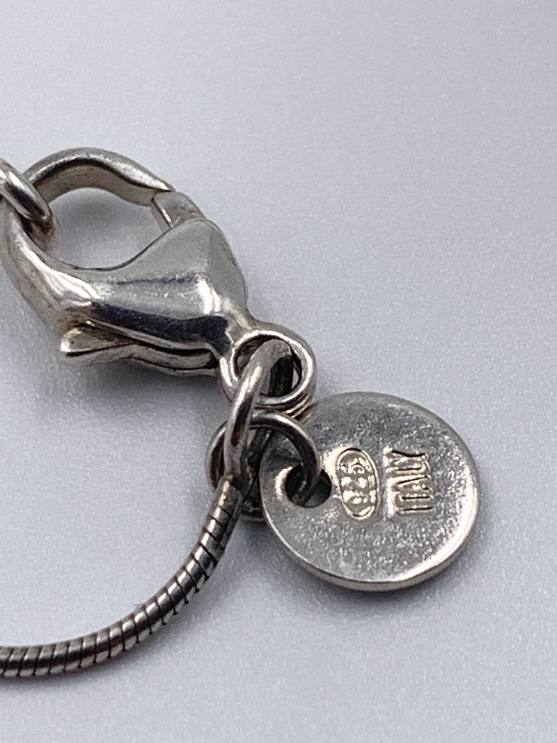 Tiffany & Co 925 Silver Full Heart Pendant Necklace