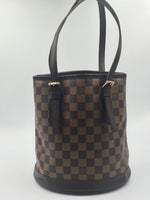 Sold-LOUIS VUITTON Damier Ebene Marais Bucket PM