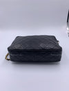 CHANEL Lambskin Black Camera Bag with Tassel