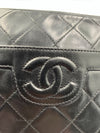 CHANEL Lambskin Black Camera Bag with Tassel